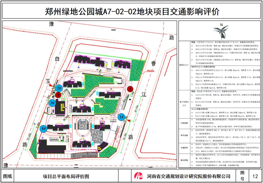 郑州绿地公园城项目交通影响评价