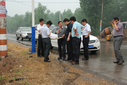 规划分院进行“机场至周口高速公路”路线方案调研 